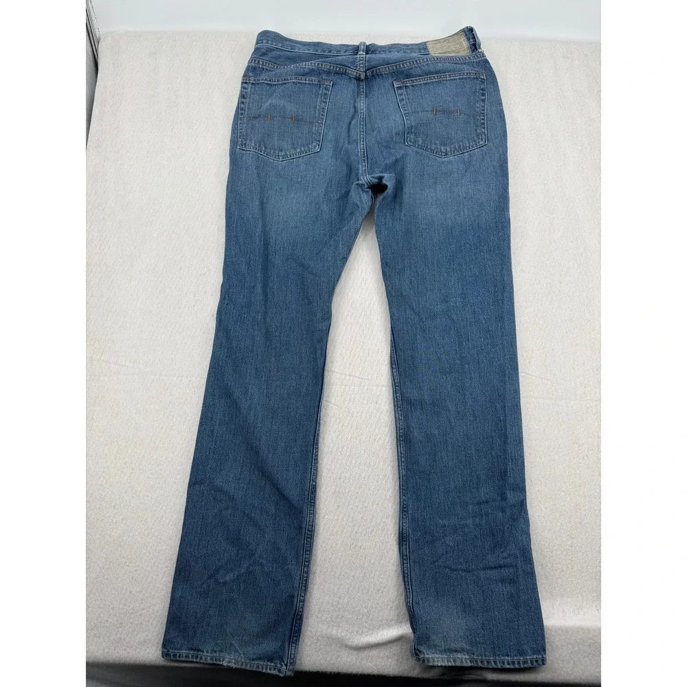 Polo Ralph Lauren Mens Classic Fit S67 Blue Denim Jeans 36x36 Tall Retro